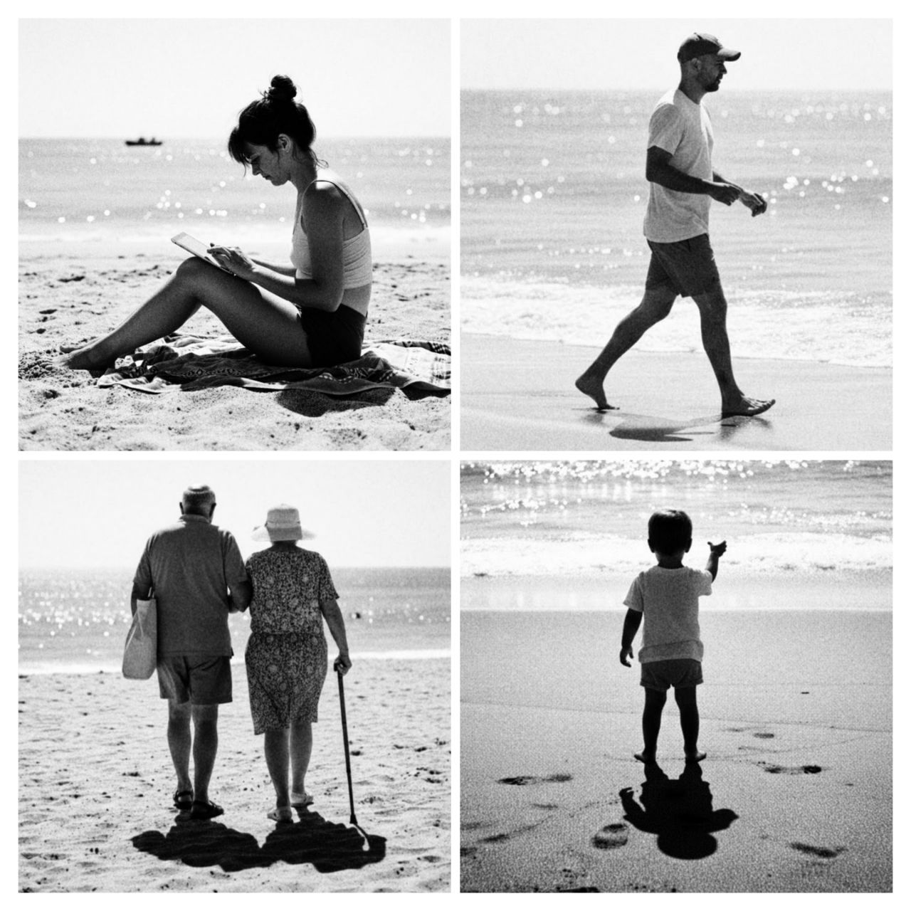 Fotografias geradas por IA com estética de laboratório, baseadas nos desenhos do caderno.